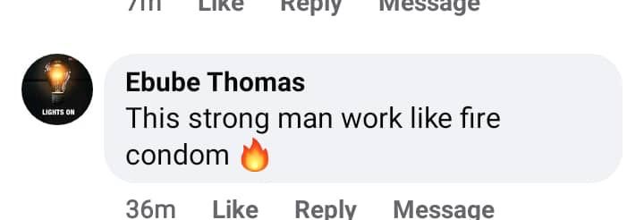 Real customer testimonial screenshot